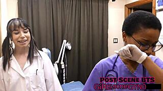 Doctor Ditria Rose In Backstage Hospital Roleplay Scene