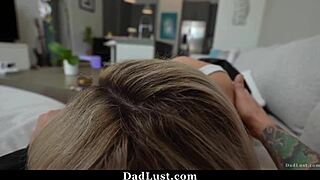 Stepdaddy Giving Some Good Spanking Lesson To His Stepdaughter - Dadlust