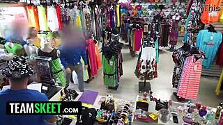 what do you think bikini thief getting fucked by angry security guard