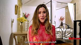 Spotlight On The Natural Milf Aderes Quin Thatmylf Riding Young Cock In Cowgirl Position With Squirting Hairy Pussy.