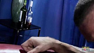 This horny MILF takes a big cock in her pussy like crazy! 😈