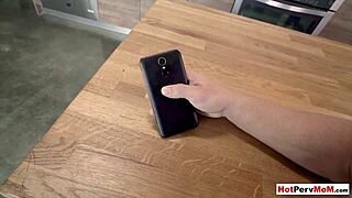 Classy Brunette Milf Stepmom Rides Stepson's Cock