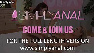 Simplyanal lucy li and nikki dream explore lesbian anal with fingering, gaping, and toys