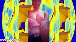 You are so obsessed with my perfect look, glasses, nipples, sucking, and saliva in this jerk off instructions fetish