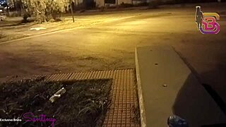 Wife Filmed Sucking Big Cock In City Square While Cuckold Watches