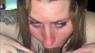 Super slut craves dick deep in throat, loves cum