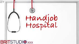 I'm the nurse giving handjobs to patients with huge cocks in the hospital