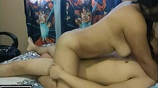 Latina milf spreads legs for deep cowgirl riding and big tits bouncing