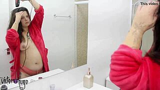 he slides his big cock into her tight pussy