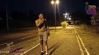 Wife Filmed Sucking Big Cock In City Square While Cuckold Watches