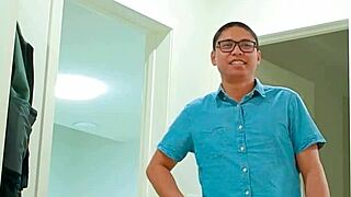 Break Room Fantasy - Guy Who Works Downstairs Has A Crush On The Tiny 18+ Asian Girl At The Office Upstairs