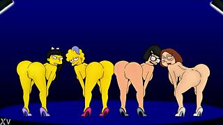 I love watching Lisa Simpson, Tina Belcher, and Amy Wong dance