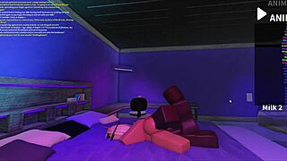 fucking a blonde bimbo rough doggystyle with monster cock