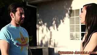 Goth Whore Gets Facial