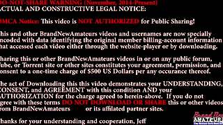 Bewitching brunette autum and blonde alex share a cock in wet 3some treat