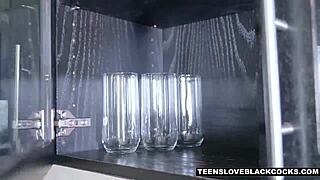 Pretty teen Izzy Bell loves that big rod