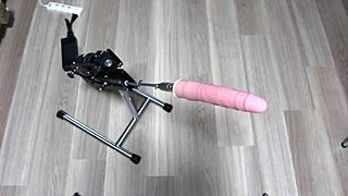 Ecstasy Sex Machine Fucks Hard With Intense Vibrations!