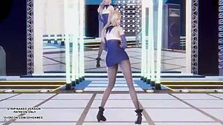 Mmd T-Ara - So Crazy Ahri Hot Kpop Dance League Of Legends Uncensored Hentai