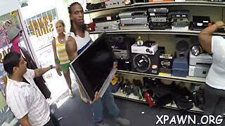 Exhibitionist dilettante indulges in nasty sucking and rough fucking