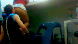 while i'm working the boss's son shoves his cock in me