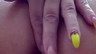 Milf Caresses Her Anal Then Shows Her Pussy From The Inside And Pissing