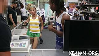 Exhibitionist dilettante indulges in nasty sucking and rough fucking