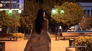 Night Flashing Walk Naked In Public
