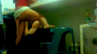 while i'm working the boss's son shoves his cock in me