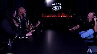 i got a ass spanking from the brunette but begged for more, then asked the presenter to leave her tits out