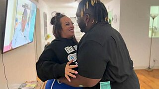 Big ass winner teases with doggystyle blowjob