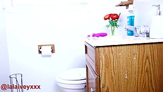 Lala Ivey Enjoys Shower Bathing