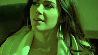 Julie Kay and Valentina Nappi engage in passionate kissing and fingering