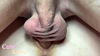 amazing creampie leaves her pregnant with muscular guy's load