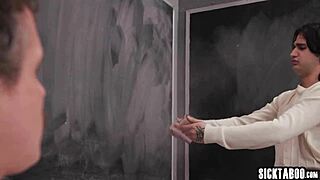 Big Ass Student Interacts with Friends and Teacher in School Setting