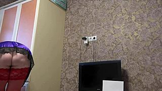 Busty Milf Performs Webcam Show with Pissing and Panties