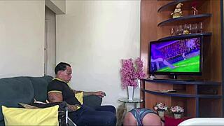 Suzie Slut Eats Big Cock With Jhony Gab!