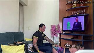 Suzie Slut Eats Big Cock With Jhony Gab!