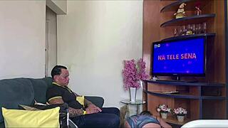 Suzie Slut Eats Big Cock With Jhony Gab!