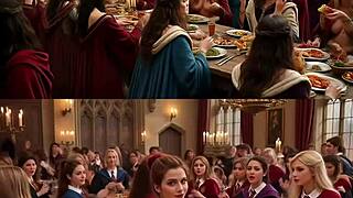 Arcadia Academy Music Video with SFW and NSFW Side-by-Side AI Women