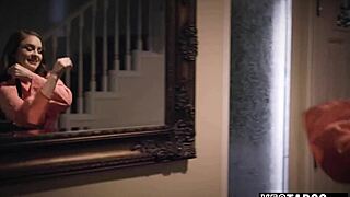 Petite redhead lesbian fucks big boobs blonde milf on first date 😍