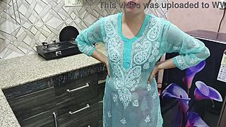 i desi indian big boobs step mom teaches her stepson how to fuck in kitchen hindi audio