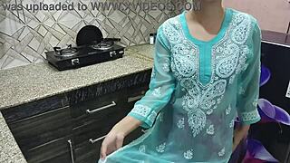 i desi indian big boobs step mom teaches her stepson how to fuck in kitchen hindi audio