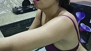 i desi indian big boobs step mom teaches her stepson how to fuck in kitchen hindi audio