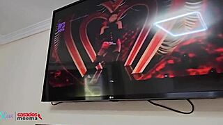 Corno Watches Blonde Wife Fuck BBC Bareback Cum In Mouth.