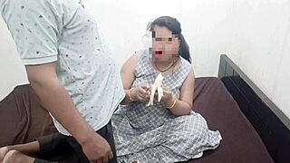 Devar gives sister-in-law her favorite banana in homemade fun