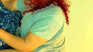 'Sucking my big black dildo slow and sloppy,' the transsexual says.