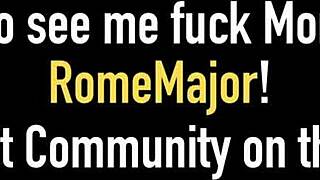 big booty babe sofia rose gets rome majors protein shake