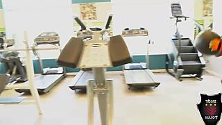 big booty babe sofia rose gets rome majors protein shake