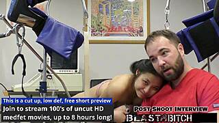 Patient Raya Nguyen sucks and gets fucked by doctor!