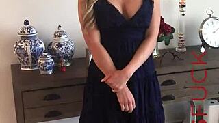 hot busty blonde milf ellie lilly strips naked for casting interview